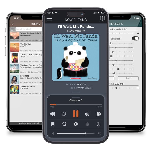 Descargar audiolibro gratis I'll Wait, Mr. Panda / Yo voy a esperar, Sr. Panda by Steve Antony y escuchar en cualquier lugar en sus dispositivos iOS en la aplicación ListenBook.