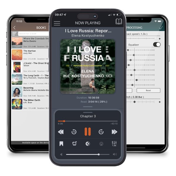 Download fo free audiobook I Love Russia: Reporting from a Lost Country by Elena Kostyuchenko and listen anywhere on your iOS devices in the ListenBook app.