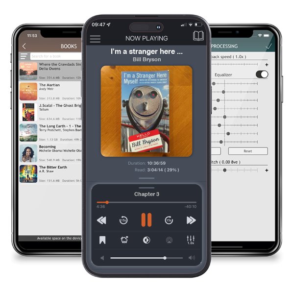 Download fo free audiobook I'm a stranger here myself by Bill Bryson and listen anywhere on your iOS devices in the ListenBook app.