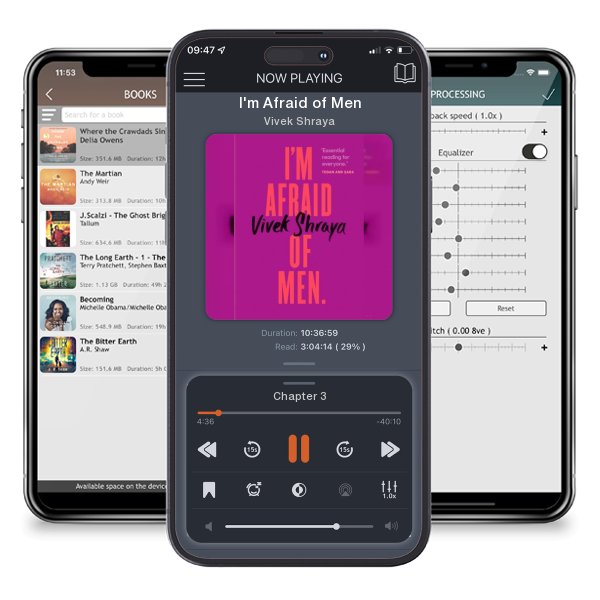 Download fo free audiobook I'm Afraid of Men by Vivek Shraya and listen anywhere on your iOS devices in the ListenBook app.