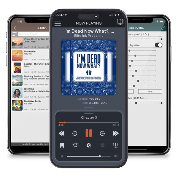 Download fo free audiobook I'm Dead Now What?, Very Important Information about My Belongings, Business Affairs, and Wishes, Peace of Mind Planner by Elite Ink Press Inc and listen anywhere on your iOS devices in the ListenBook app.