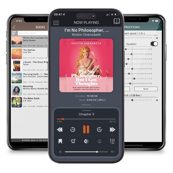 Download fo free audiobook I'm No Philosopher, But I Got Thoughts: Mini-Meditations for... by Kristin Chenoweth and listen anywhere on your iOS devices in the ListenBook app.