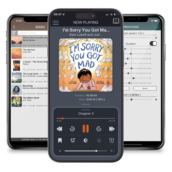 Download fo free audiobook I'm Sorry You Got Mad by Kyle Lukoff and Julie Kwon and listen anywhere on your iOS devices in the ListenBook app.