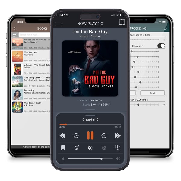 Download fo free audiobook I'm the Bad Guy by Simon Archer and listen anywhere on your iOS devices in the ListenBook app.