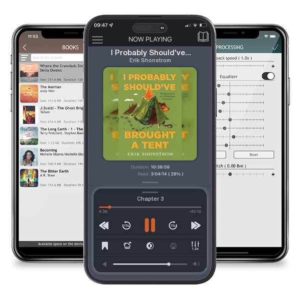 Download fo free audiobook I Probably Should've Brought a Tent: Misadventures of a Wilderness Instructor by Erik Shonstrom and listen anywhere on your iOS devices in the ListenBook app.