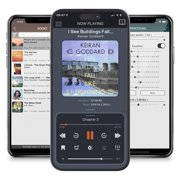 Download fo free audiobook I See Buildings Fall Like Lightning by Keiran Goddard and listen anywhere on your iOS devices in the ListenBook app.