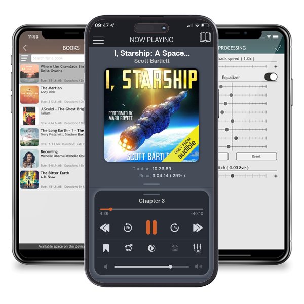 Download fo free audiobook I, Starship: A Space Opera by Scott Bartlett and listen anywhere on your iOS devices in the ListenBook app.
