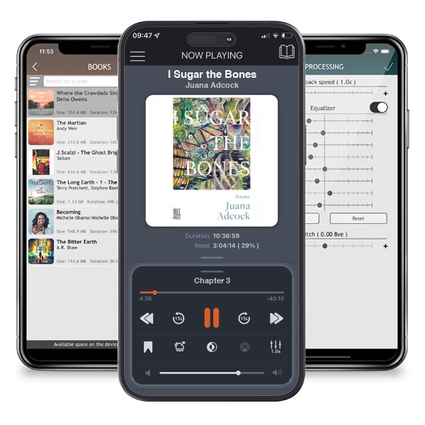 Download fo free audiobook I Sugar the Bones by Juana Adcock and listen anywhere on your iOS devices in the ListenBook app.