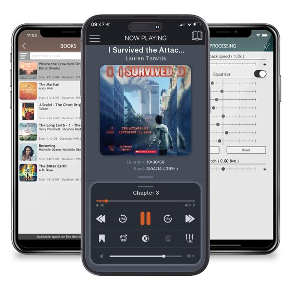 Download fo free audiobook I Survived the Attacks of September 11th, 2001 (I Survived #6) by Lauren Tarshis and listen anywhere on your iOS devices in the ListenBook app.