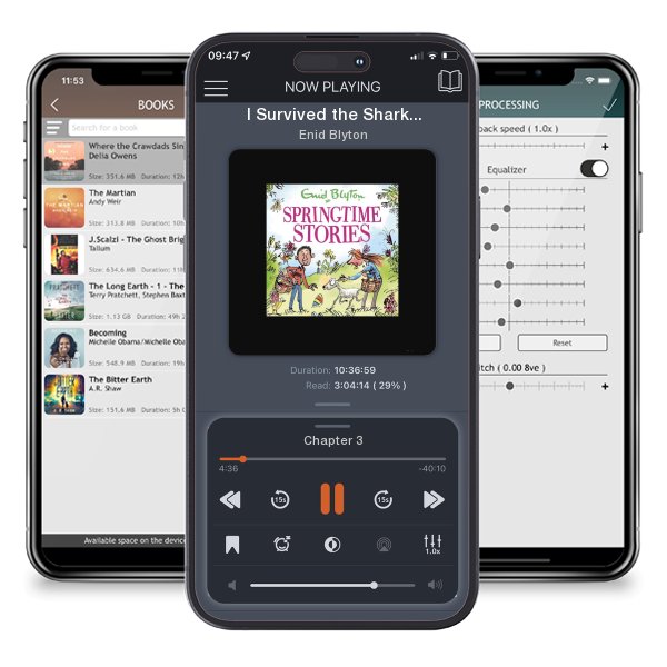 Download fo free audiobook I Survived the Shark Attacks of 1916 by Enid Blyton and listen anywhere on your iOS devices in the ListenBook app.