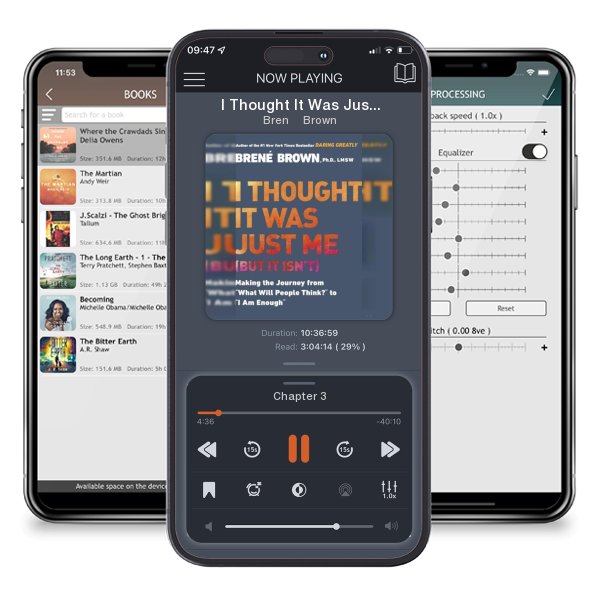 Download fo free audiobook I Thought It Was Just Me (But It Isn't): Making the Journey... by Brené Brown and listen anywhere on your iOS devices in the ListenBook app.