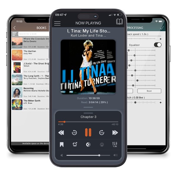 Download fo free audiobook I, Tina: My Life Story by Kurt Loder and Tina Turner and listen anywhere on your iOS devices in the ListenBook app.