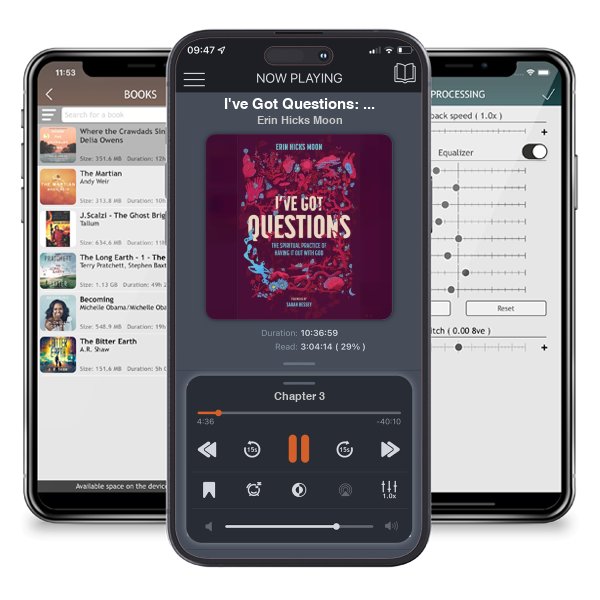 Download fo free audiobook I've Got Questions: The Spiritual Practice of Having It Out with God by Erin Hicks Moon and listen anywhere on your iOS devices in the ListenBook app.