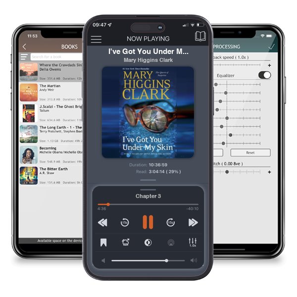 Download fo free audiobook I\'ve Got You Under My Skin by Mary Higgins Clark and listen anywhere on your iOS devices in the ListenBook app.