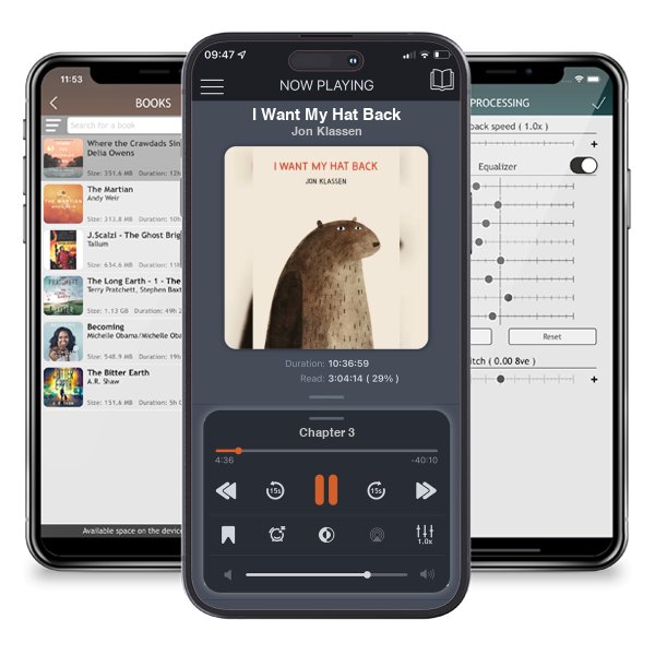 Download fo free audiobook I Want My Hat Back by Jon Klassen and listen anywhere on your iOS devices in the ListenBook app.