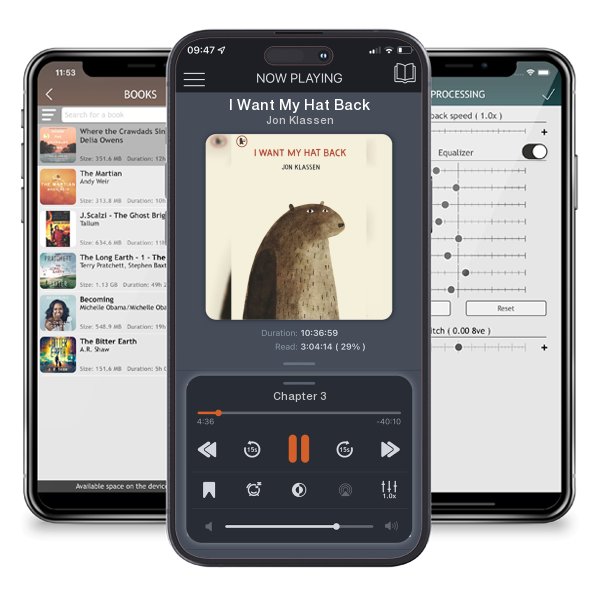 Download fo free audiobook I Want My Hat Back by Jon Klassen and listen anywhere on your iOS devices in the ListenBook app.