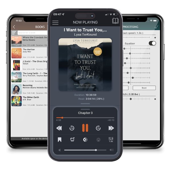 Download fo free audiobook I Want to Trust You, but I Don\'t: Moving Forward When You\'re Skeptical of Others, Afraid of What God Will Allow, and Doubtful of Your Own Discernment by Lysa TerKeurst and listen anywhere on your iOS devices in the ListenBook app.