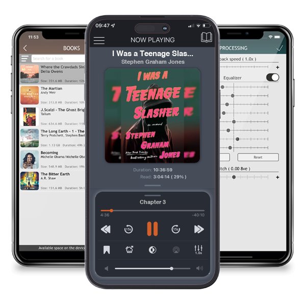 Download fo free audiobook I Was a Teenage Slasher by Stephen Graham Jones and listen anywhere on your iOS devices in the ListenBook app.