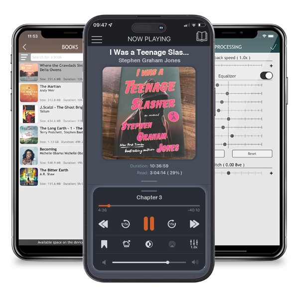 Download fo free audiobook I Was a Teenage Slasher by Stephen Graham Jones and listen anywhere on your iOS devices in the ListenBook app.