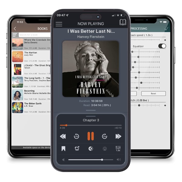 Download fo free audiobook I Was Better Last Night by Harvey Fierstein and listen anywhere on your iOS devices in the ListenBook app.