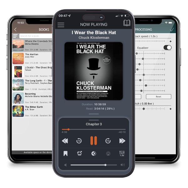 Download fo free audiobook I Wear the Black Hat by Chuck Klosterman and listen anywhere on your iOS devices in the ListenBook app.
