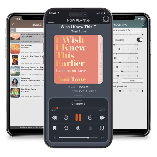 Download fo free audiobook I Wish I Knew This Earlier: Lessons on Love by Toni Tone and listen anywhere on your iOS devices in the ListenBook app.