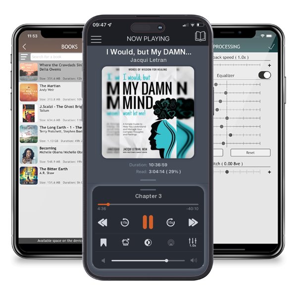 Download fo free audiobook I Would, but My DAMN MIND Won't Let Me!: A Simple Guide to Help You Understand and Manage Your Complex Thoughts and Feelings by Jacqui Letran and listen anywhere on your iOS devices in the ListenBook app.