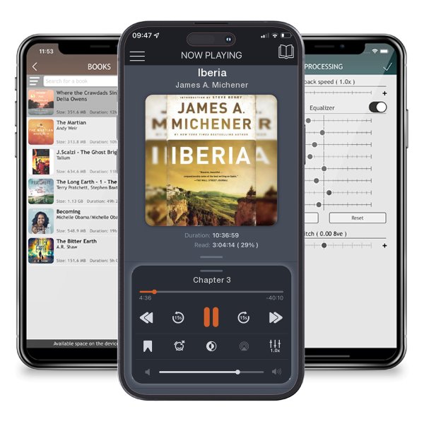Download fo free audiobook Iberia by James A. Michener and listen anywhere on your iOS devices in the ListenBook app.