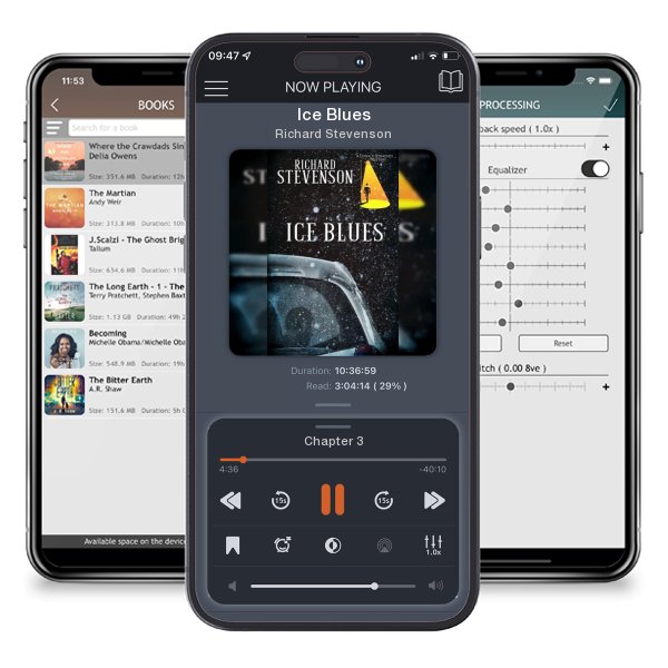 Download fo free audiobook Ice Blues by Richard Stevenson and listen anywhere on your iOS devices in the ListenBook app.