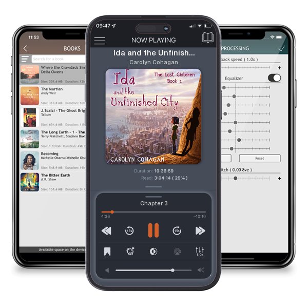 Download fo free audiobook Ida and the Unfinished City by Carolyn Cohagan and listen anywhere on your iOS devices in the ListenBook app.