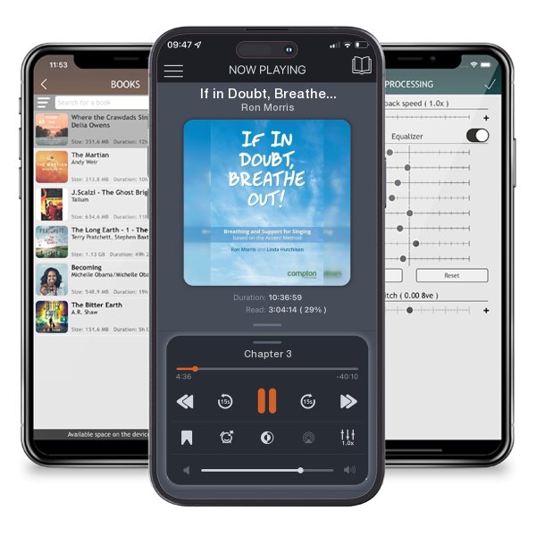 Download fo free audiobook If in Doubt, Breathe Out!: Breathing and support for singing based on the Accent Method by Ron Morris and listen anywhere on your iOS devices in the ListenBook app.