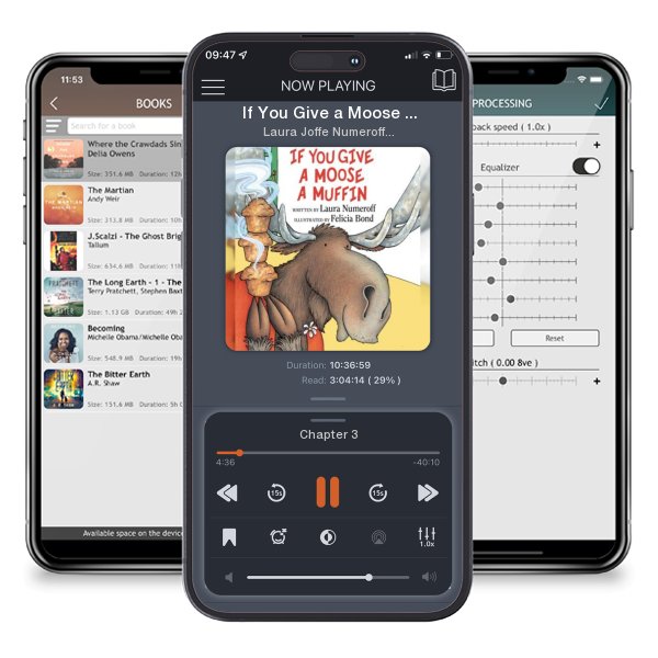 Download fo free audiobook If You Give a Moose a Muffin by Laura Joffe Numeroff and Felicia Bond and listen anywhere on your iOS devices in the ListenBook app.
