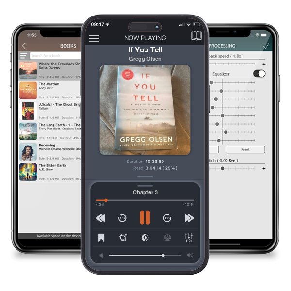 Download fo free audiobook If You Tell by Gregg Olsen and listen anywhere on your iOS devices in the ListenBook app.