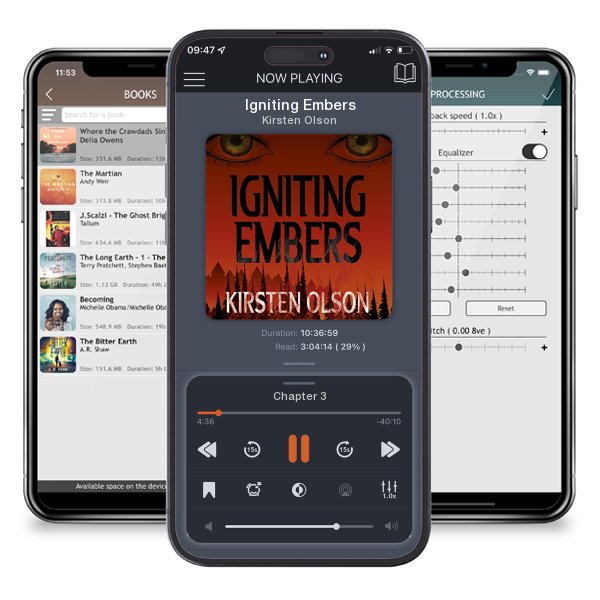Download fo free audiobook Igniting Embers by Kirsten Olson and listen anywhere on your iOS devices in the ListenBook app.
