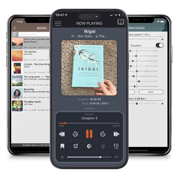 Download fo free audiobook Ikigai by Héctor García; Francesc Miralles and listen anywhere on your iOS devices in the ListenBook app.