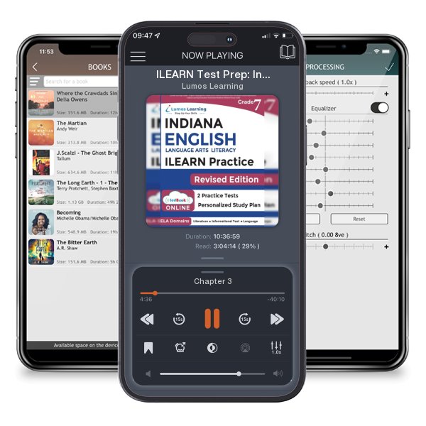 Download fo free audiobook ILEARN Test Prep: Indiana Learning Evaluation Assessment Readiness Network Study Guide by Lumos Learning and listen anywhere on your iOS devices in the ListenBook app.