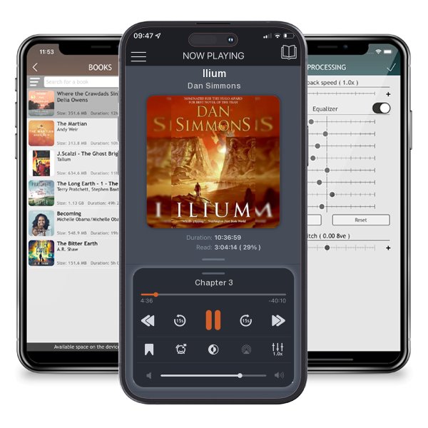 Download fo free audiobook Ilium by Dan Simmons and listen anywhere on your iOS devices in the ListenBook app.