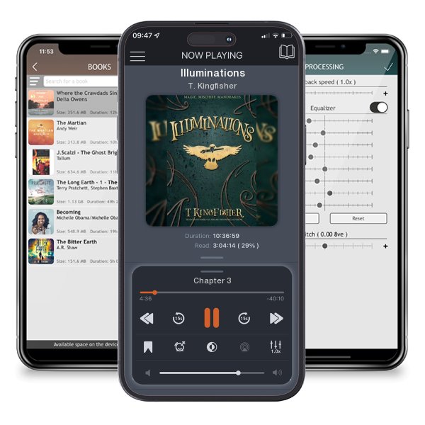 Download fo free audiobook Illuminations by T. Kingfisher and listen anywhere on your iOS devices in the ListenBook app.