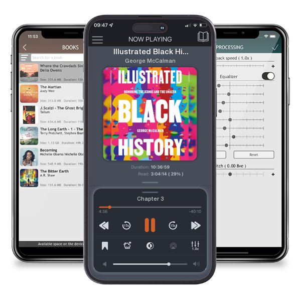 Download fo free audiobook Illustrated Black History: Honoring the Iconic and the Unseen by George McCalman and listen anywhere on your iOS devices in the ListenBook app.
