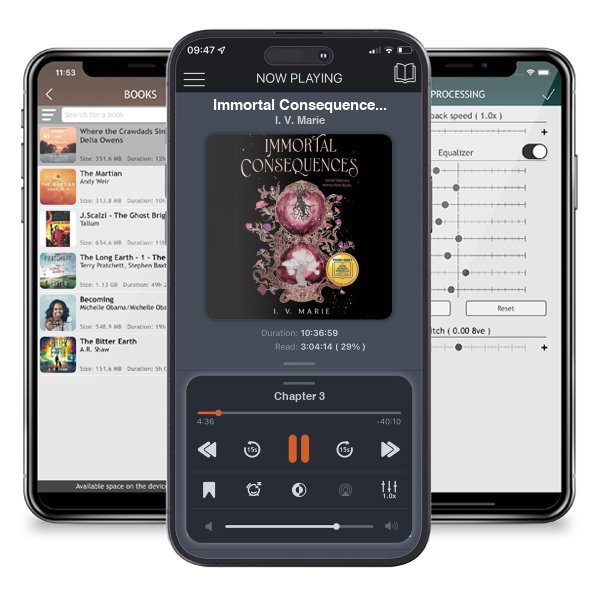 Download fo free audiobook Immortal Consequences: A Good Morning America YA Book Club Pick by I. V. Marie and listen anywhere on your iOS devices in the ListenBook app.