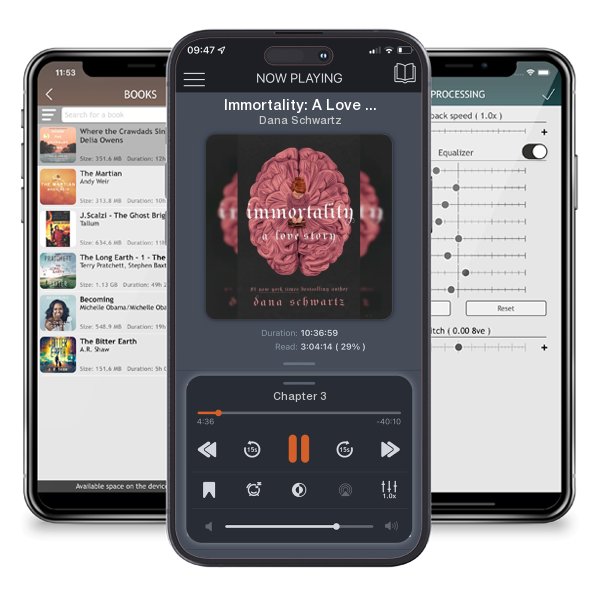 Download fo free audiobook Immortality: A Love Story by Dana Schwartz and listen anywhere on your iOS devices in the ListenBook app.