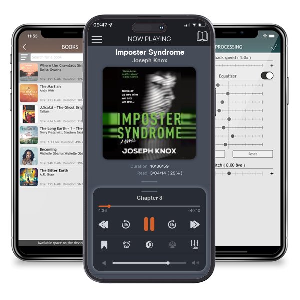 Download fo free audiobook Imposter Syndrome by Joseph Knox and listen anywhere on your iOS devices in the ListenBook app.