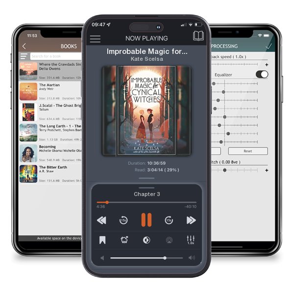 Download fo free audiobook Improbable Magic for Cynical Witches by Kate Scelsa and listen anywhere on your iOS devices in the ListenBook app.