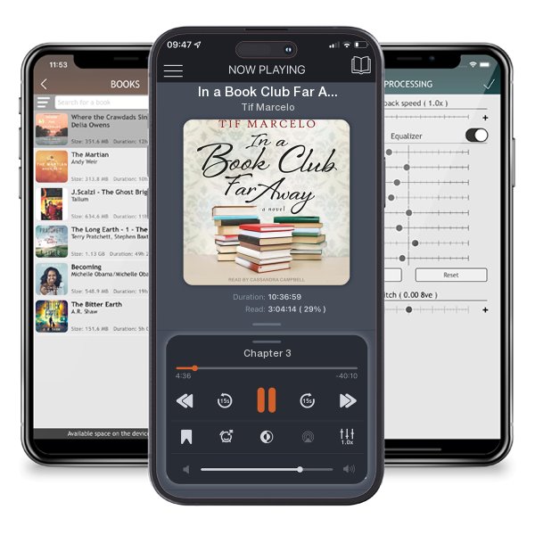 Download fo free audiobook In a Book Club Far Away by Tif Marcelo and listen anywhere on your iOS devices in the ListenBook app.