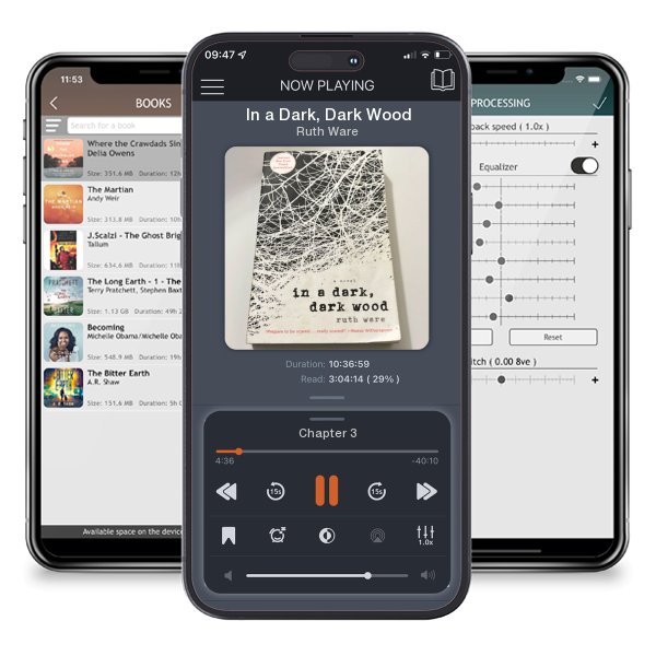 Download fo free audiobook In a Dark, Dark Wood by Ruth Ware and listen anywhere on your iOS devices in the ListenBook app.