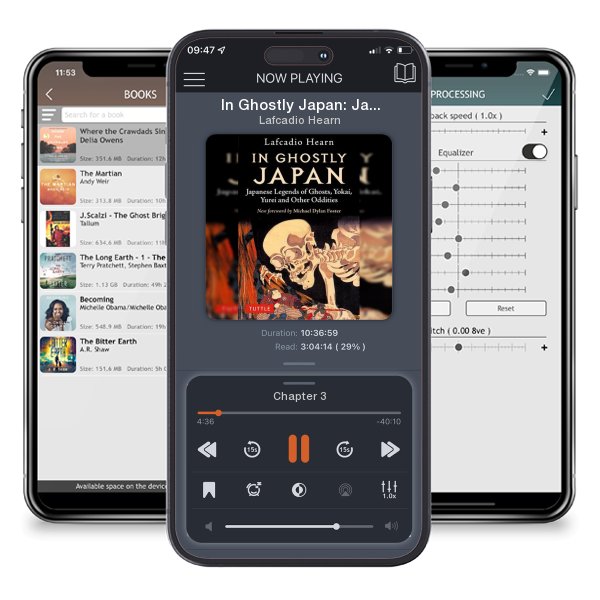 Download fo free audiobook In Ghostly Japan: Japanese Legends of Ghosts, Yokai, Yurei... by Lafcadio Hearn and listen anywhere on your iOS devices in the ListenBook app.