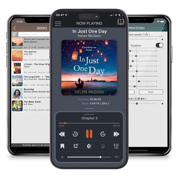 Download fo free audiobook In Just One Day by Helen McGinn and listen anywhere on your iOS devices in the ListenBook app.