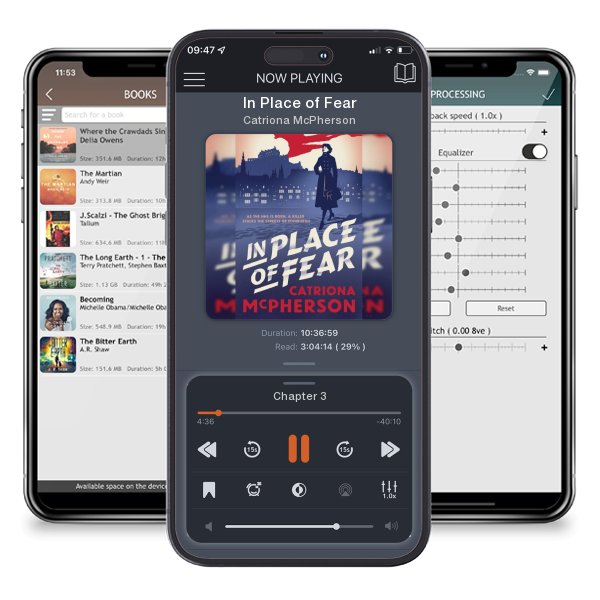 Download fo free audiobook In Place of Fear by Catriona McPherson and listen anywhere on your iOS devices in the ListenBook app.