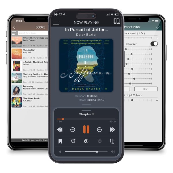 Download fo free audiobook In Pursuit of Jefferson: Traveling through Europe with the Most Perplexing Founding Father by Derek Baxter and listen anywhere on your iOS devices in the ListenBook app.