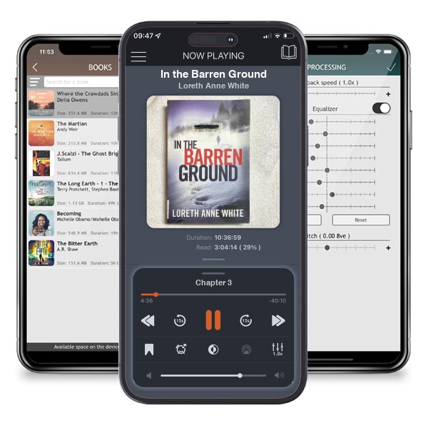 Download fo free audiobook In the Barren Ground by Loreth Anne White and listen anywhere on your iOS devices in the ListenBook app.